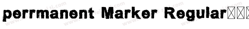 perrmanent Marker Regular字体转换